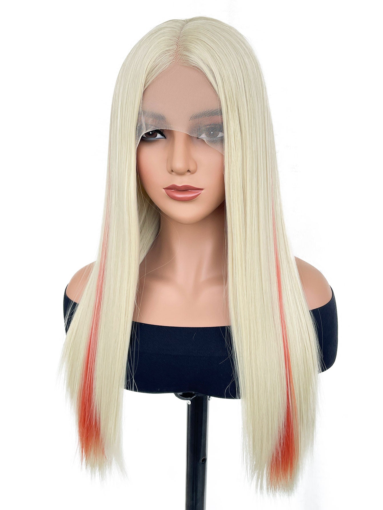 Long Straight Wig 28in Long Straight - High-Density Synthetic Hair for Women, Fashionable and Natural Look, Available