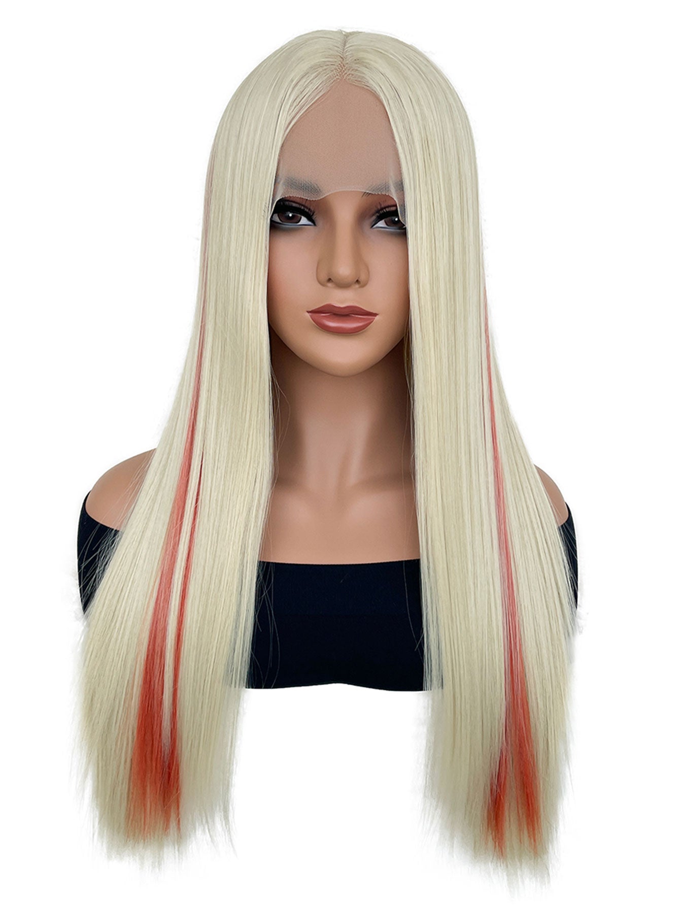 Long Straight Wig 28in Long Straight - High-Density Synthetic Hair for Women, Fashionable and Natural Look, Available