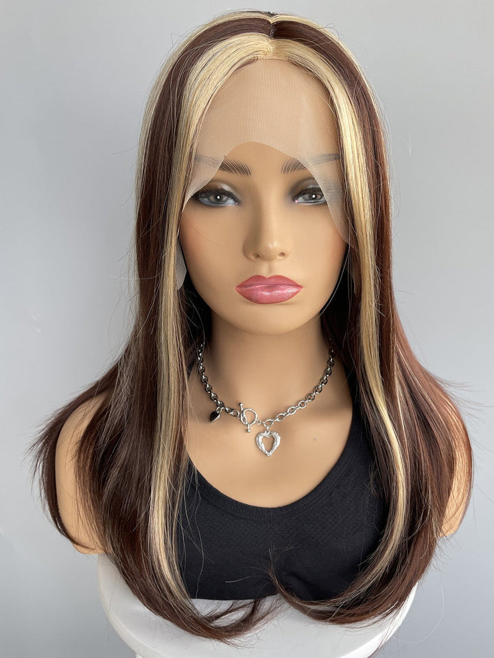 13x4 HD Lace Front Wig Synthetic Hair, Heat-Resistant, Daily Wear