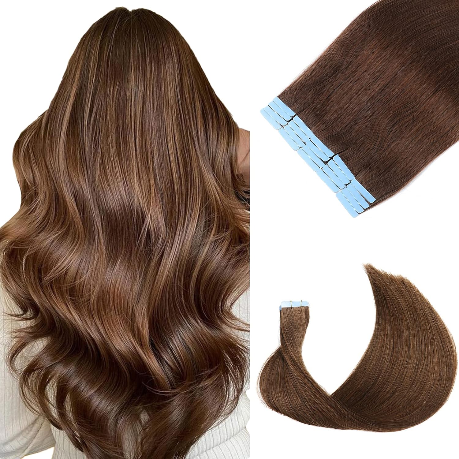 XJ Placement Of Tape In Hair Extensions,Seamless Hair Extensions Near Me,Diy Hair Styling,Endless Fun