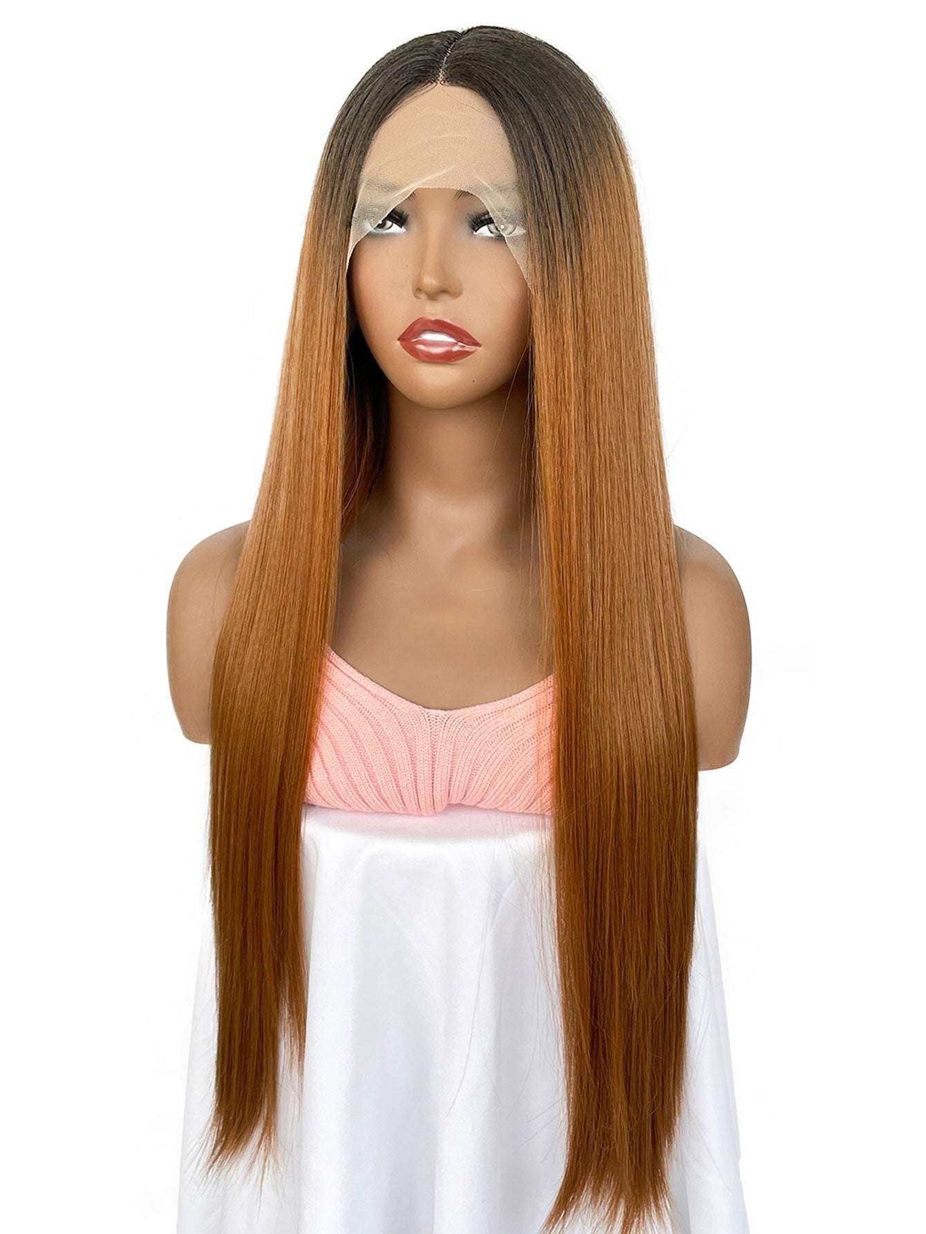 Affordable Luxury: 13x4x1 T-Part Synthetic Lace Front Wig with Natural Hairline