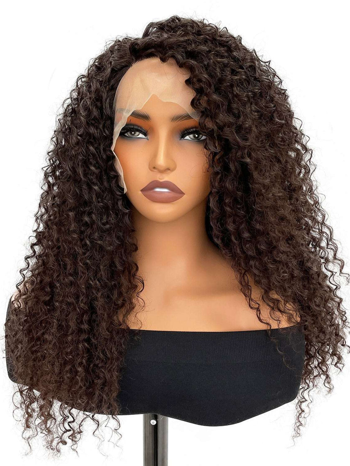 Super Youthful and Vibrant African Curly High-Temperature Protein Fiber Wig