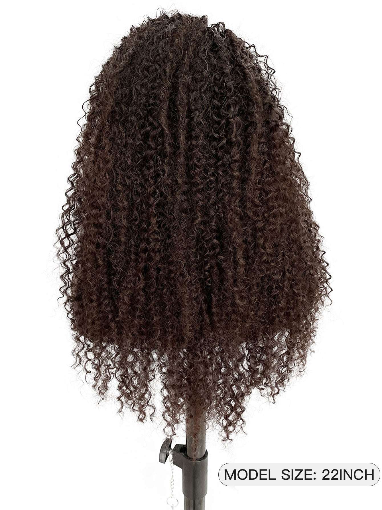 Super Youthful and Vibrant African Curly High-Temperature Protein Fiber Wig