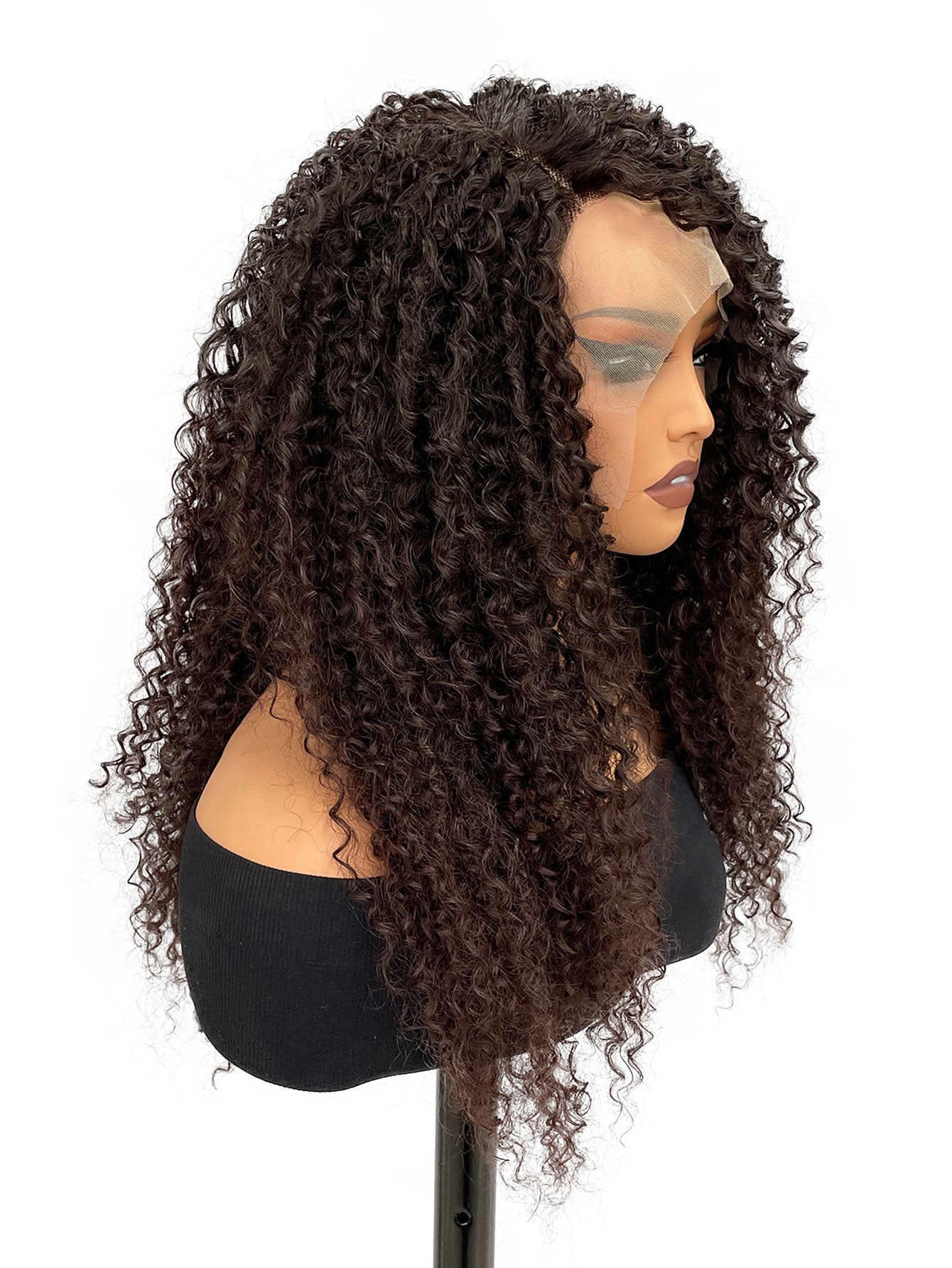 Bouncy African Curly High-Temperature Protein Fiber Wig