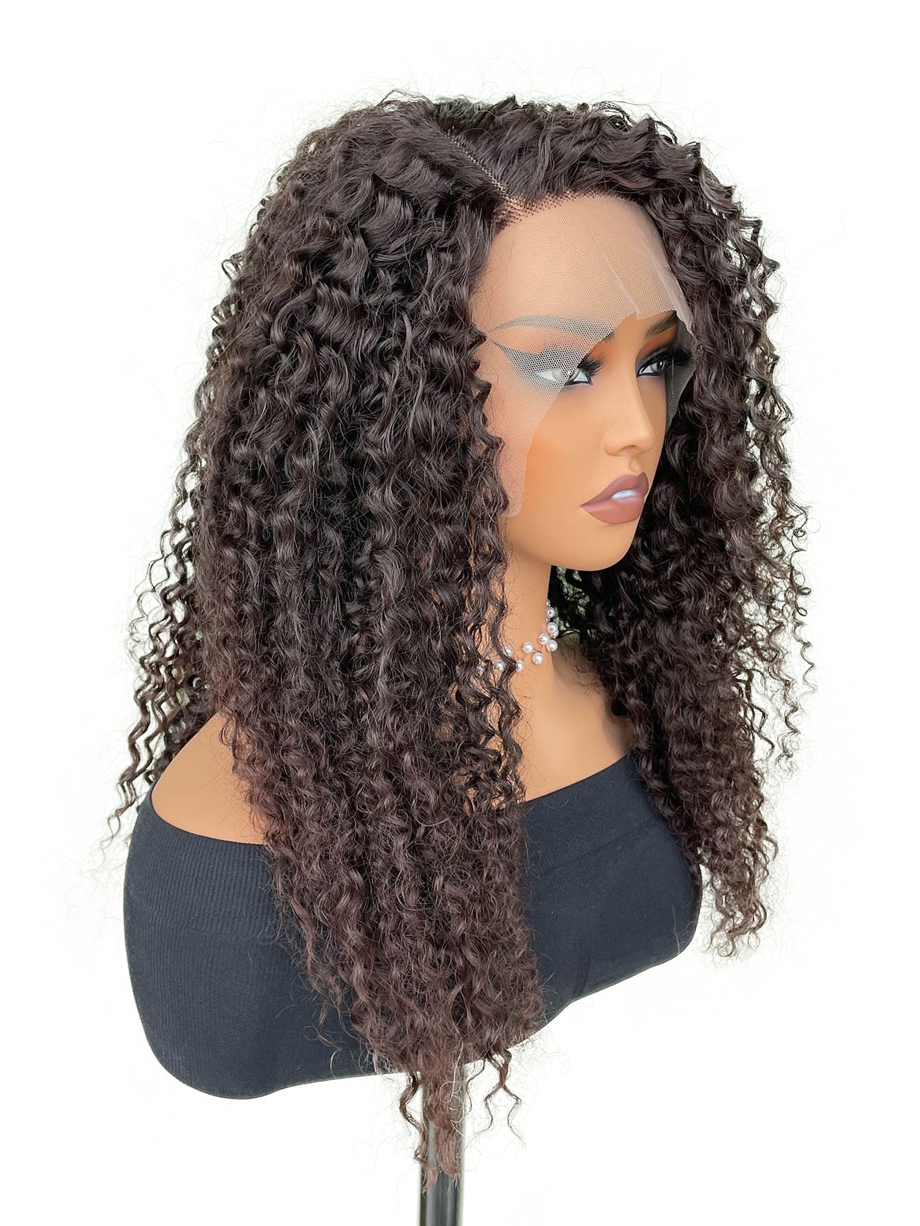 Super Youthful and Vibrant African Curly High-Temperature Protein Fiber Wig