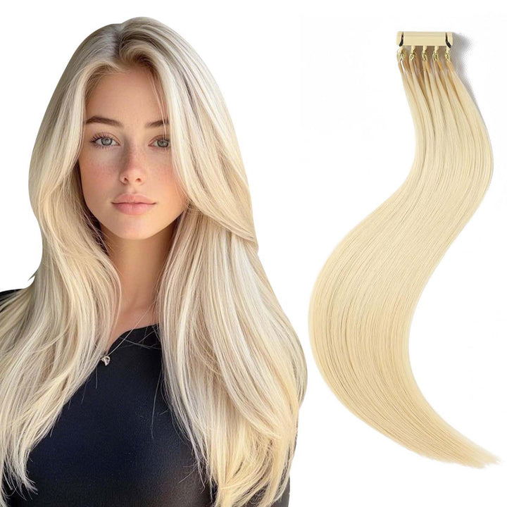 6D Human Hair Extensions 2nd Gen - Real Invisible Seamless No Trace Design,sew in extensions how to