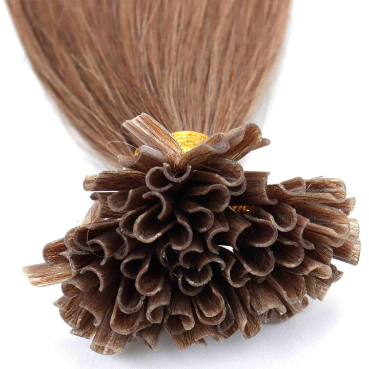 U Tip Human Hair Extensions Natural Volume and Length