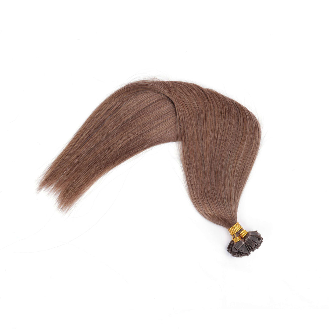 Enhance Your Hair with XJHAIR Flat-tip Keratin Human Hair-10#
