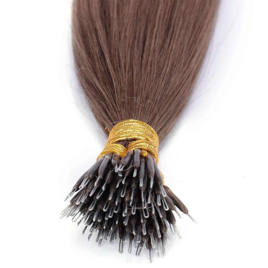 Nano Rings Extensions with Remy Human Hair – Professional Grade