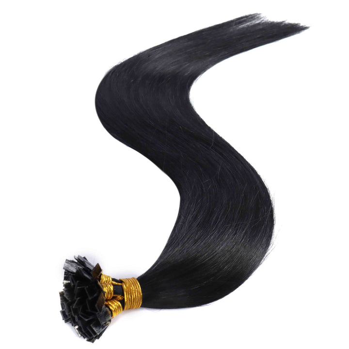 Flat Tip Human Hair Extensions – Damage-Free Application