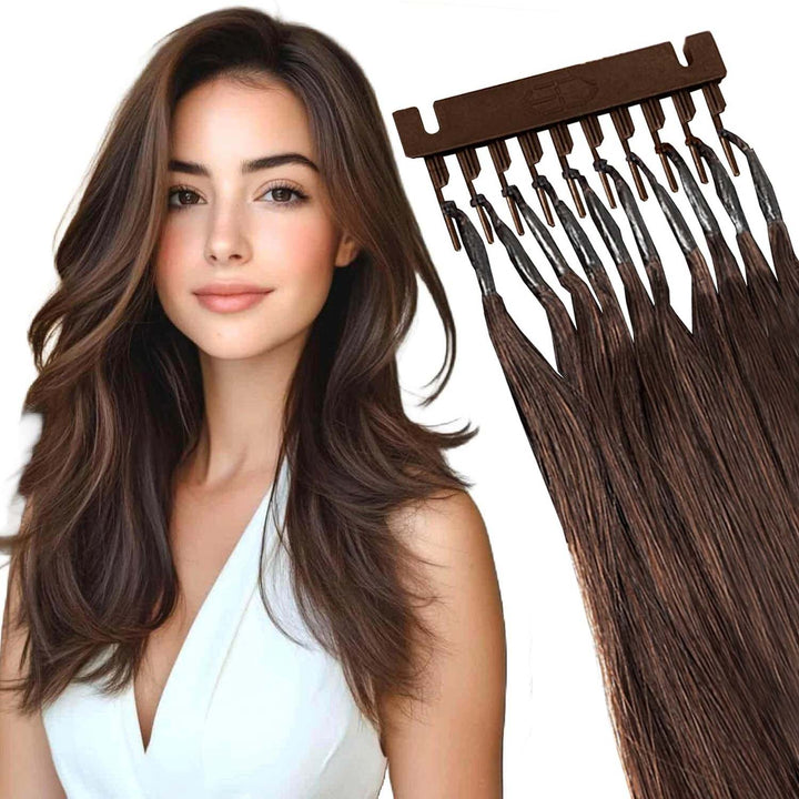 Real Human Hair 6D Extensions - Seamless Blending & All-Day Comfort