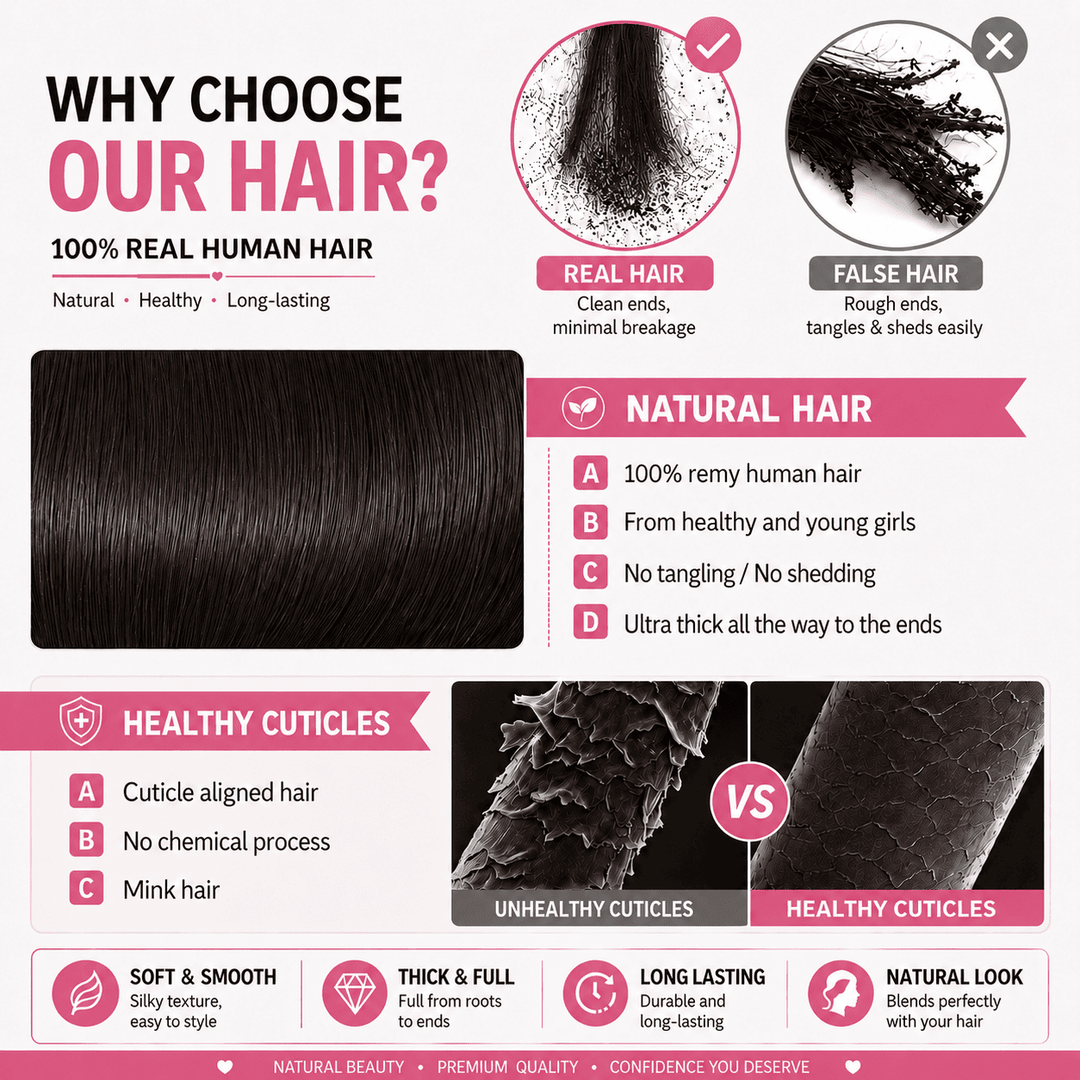 6D Human Hair Extensions 2nd Gen - Real Invisible Seamless No Trace Design,sew in extensions how to Natural Black