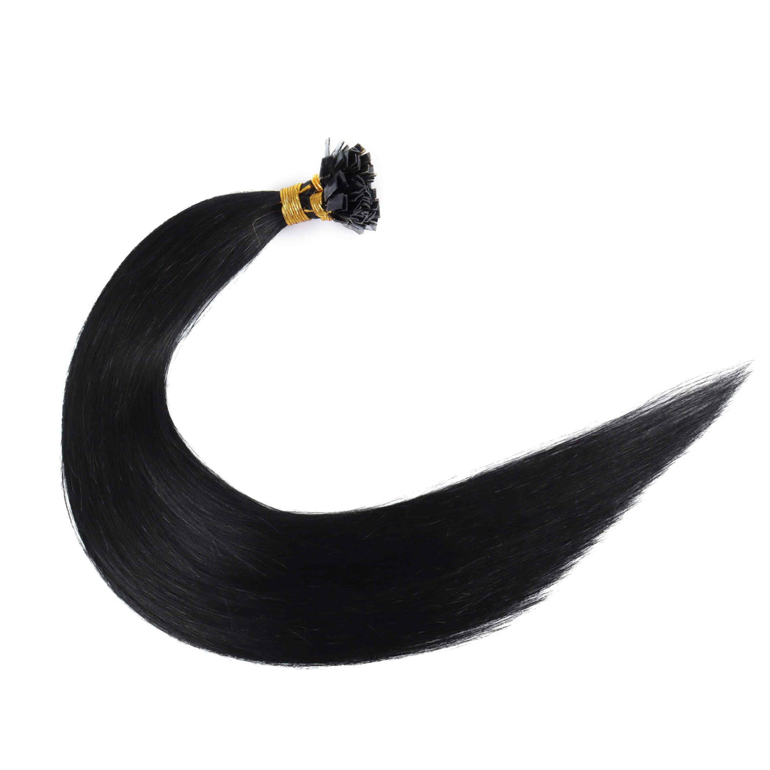 Flat Tip Human Hair Extensions – Damage-Free Application