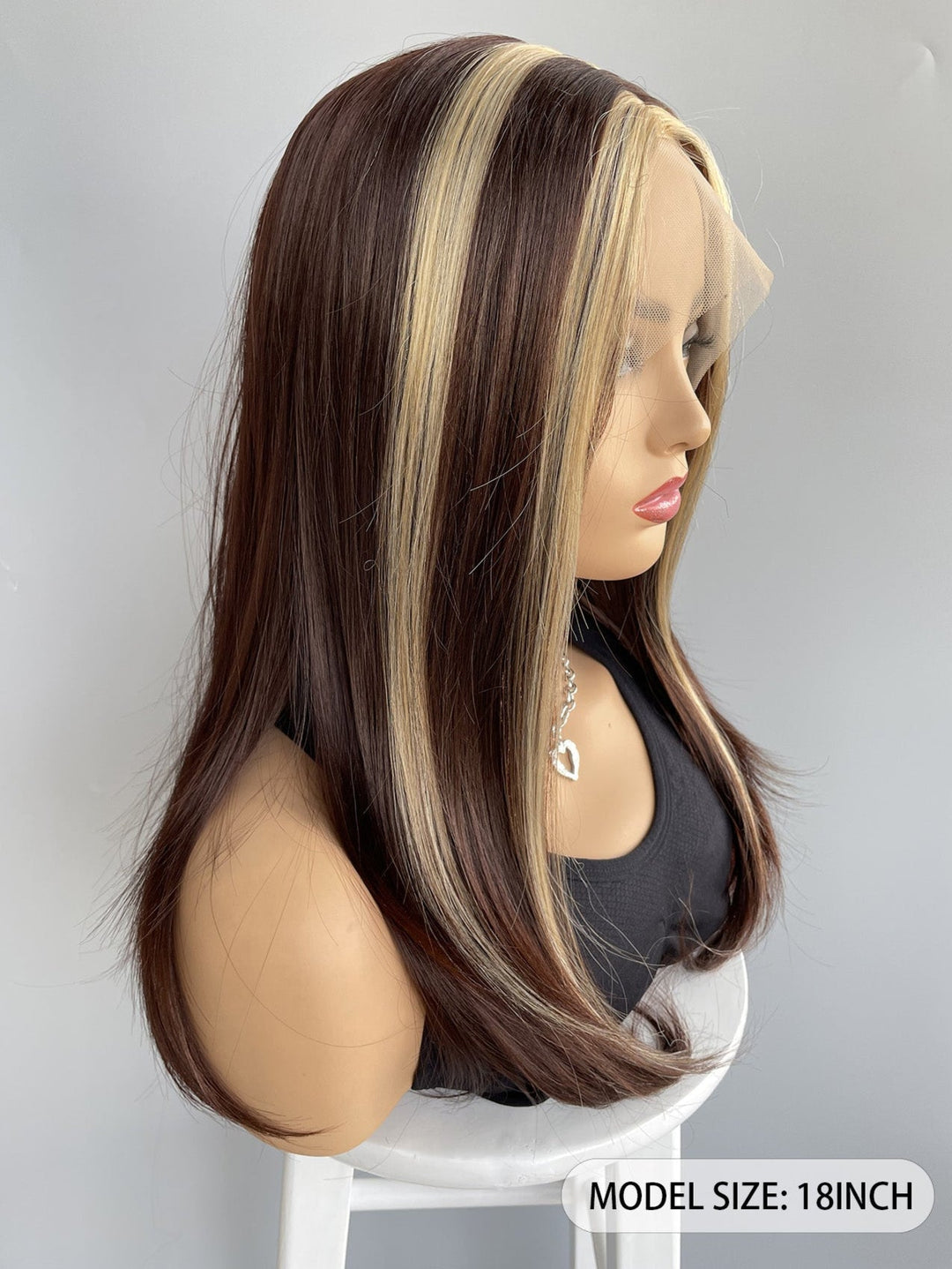 13x4 HD Lace Front Wig Synthetic Hair, Heat-Resistant, Daily Wear
