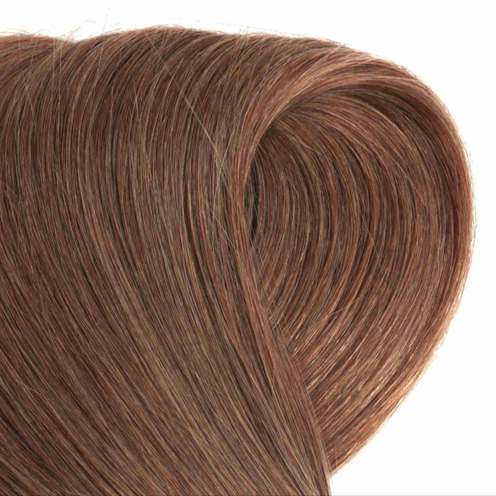 Flat Tip Human Hair Extensions – Seamless & Long-Lasting