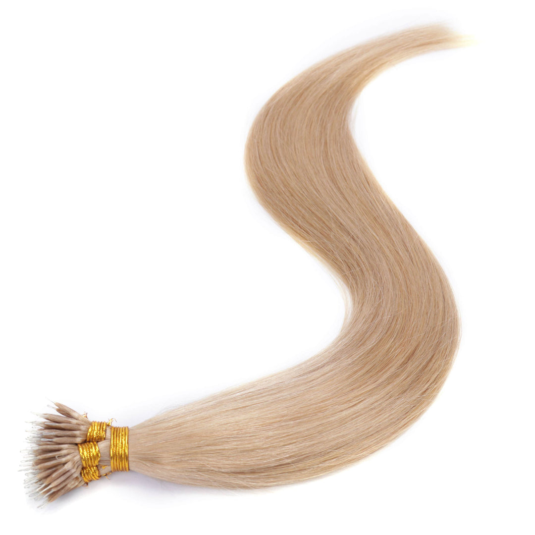 Nano Beads Human Hair Extensions – No Heat, No Glue