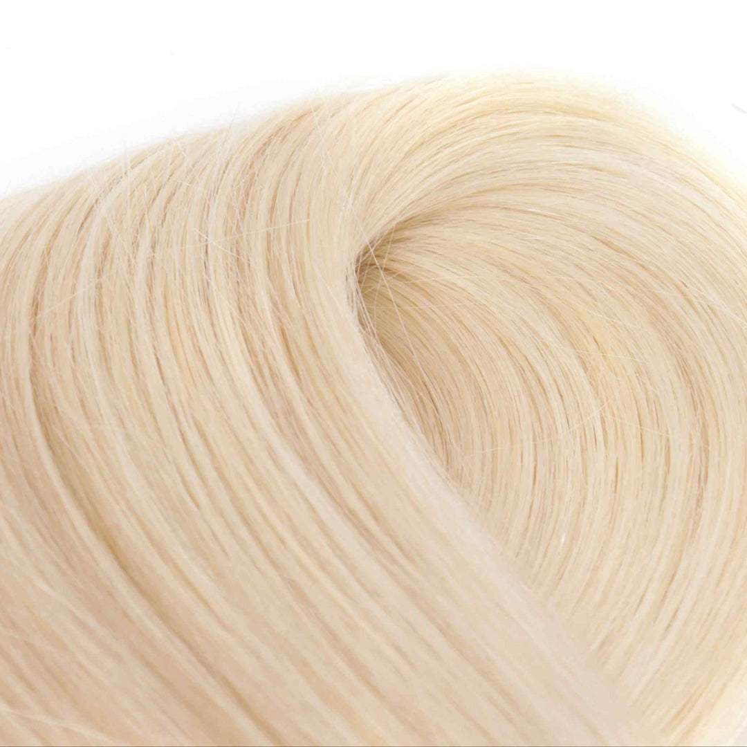 Straight Flat Tip Hair Extensions – Heat-Friendly Human Hair