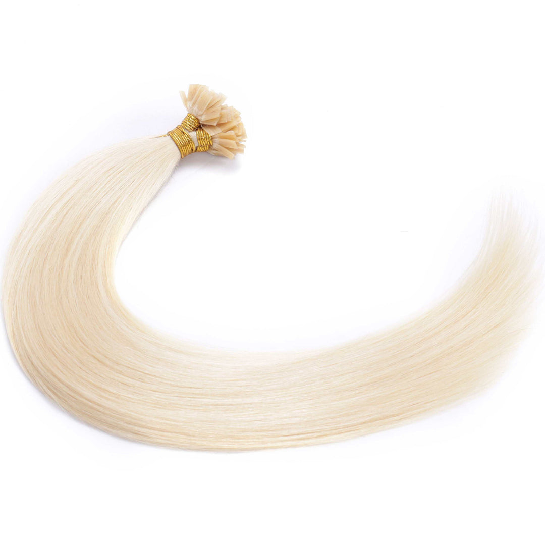Flat Tip Human Hair – Invisible Keratin Bond Extensions