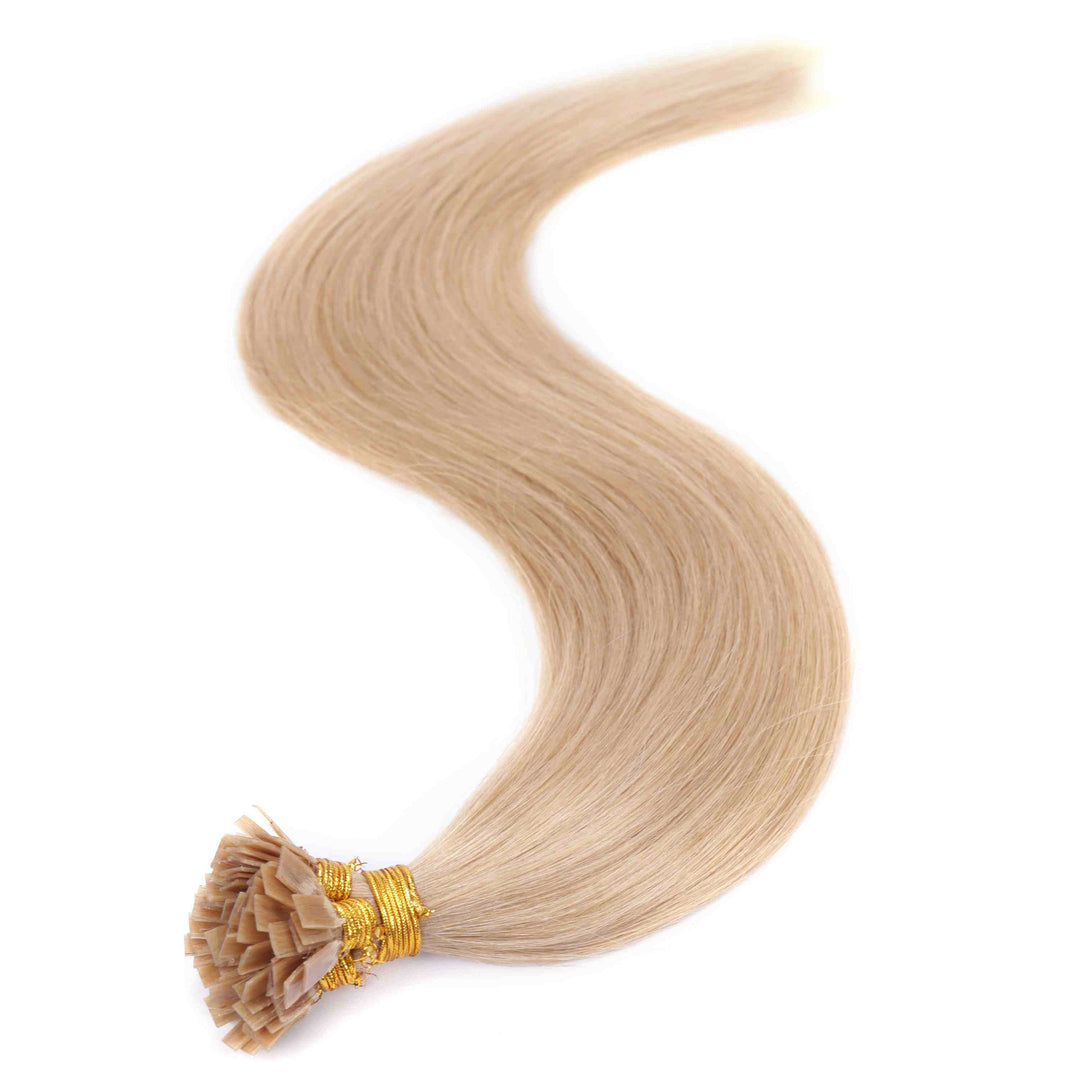 Flat Tip Human Hair Extensions – Multi-Lengths & Colors