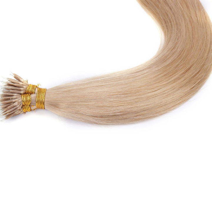 Nano Beads Human Hair Extensions – No Heat, No Glue
