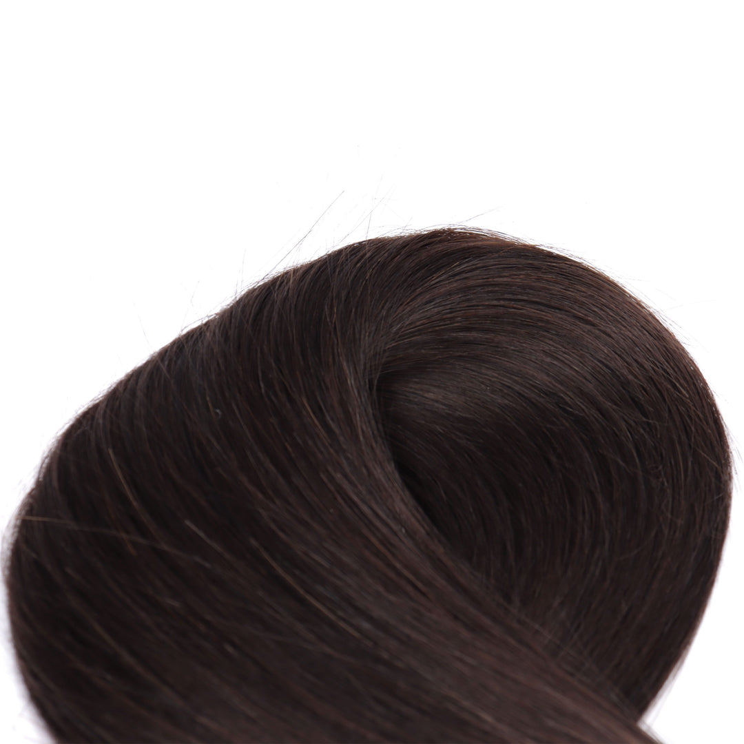 XJHAIR Flat-tip Keratin Human Hair Comfort Meets Elegance-1b#