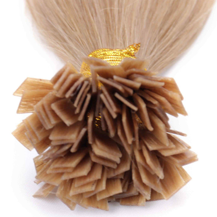 Flat Tip Human Hair Extensions – Multi-Lengths & Colors