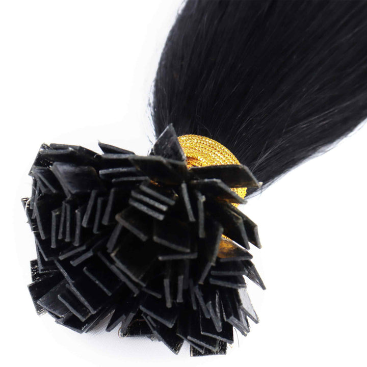 Flat Tip Human Hair Extensions – Damage-Free Application