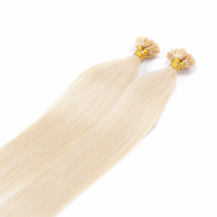 Flat Tip Human Hair – Invisible Keratin Bond Extensions