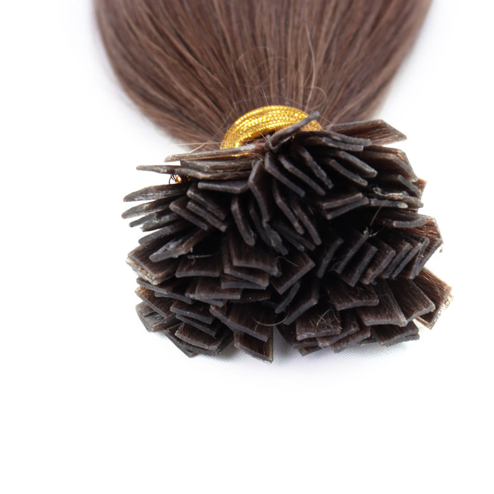 Enhance Your Hair with XJHAIR Flat-tip Keratin Human Hair-10#