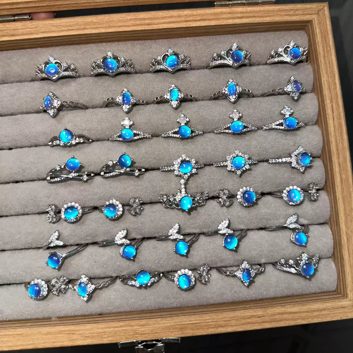 Handmade Genuine Blue Morpho Wing Ring - Adjustable Open Ring for Women, Dainty Nature Specimen Jewelry, Unique Birthday Gift