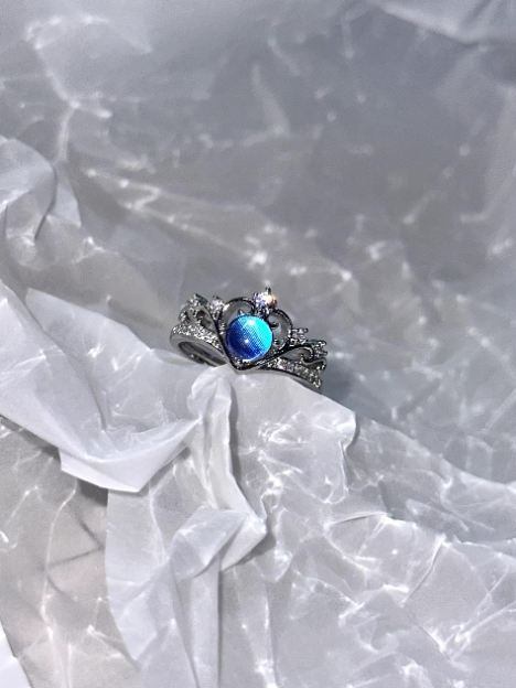 Handmade Genuine Blue Morpho Wing Ring - Adjustable Open Ring for Women, Dainty Nature Specimen Jewelry, Unique Birthday Gift