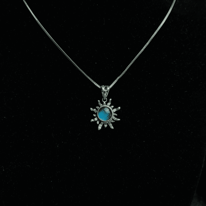 Real Blue Morpho Butterfly Wing Necklace in S925 Sterling Silver - Handmade Specimen Pendant, Unique Niche Gift for Her, Bestie Birthday Jewelry
