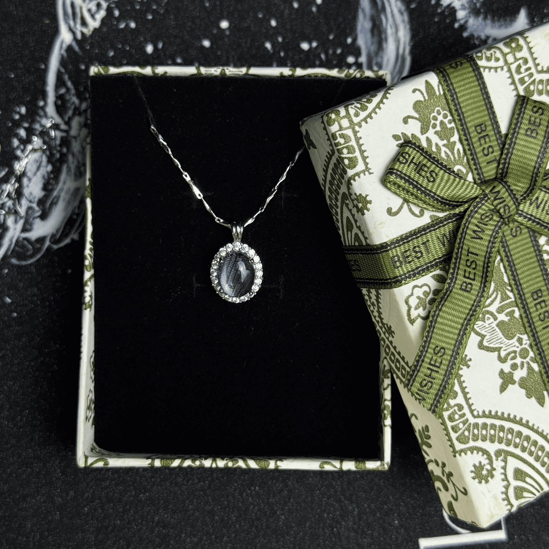 Handmade S925 Sterling Silver Real Blue Morpho Butterfly Wing Necklace - Niche High-End Specimen Pendant Gift for Couples