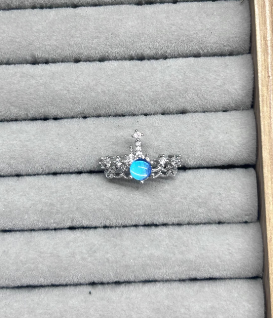Handmade Genuine Blue Morpho Wing Ring - Adjustable Open Ring for Women, Dainty Nature Specimen Jewelry, Unique Birthday Gift