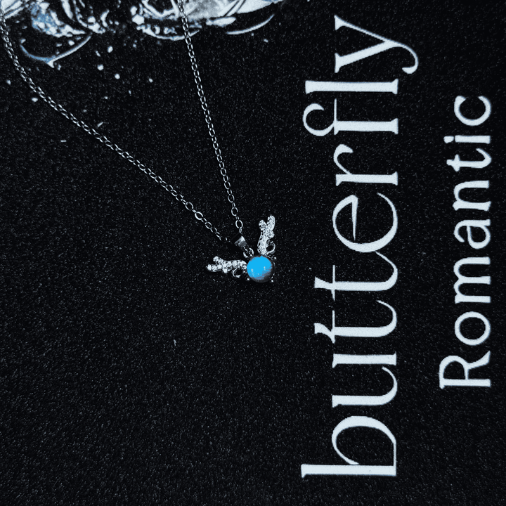 Real Blue Morpho Butterfly Wing Necklace in S925 Sterling Silver - Handmade Ethereal Pendant, Unique Niche Gift for Her, Bestie Birthday Jewelry