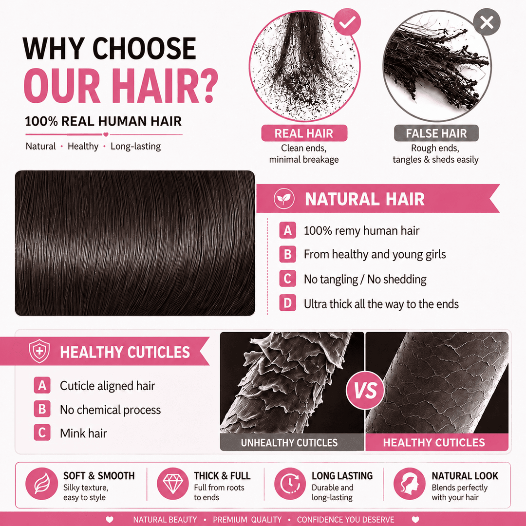 6D Human Hair Extensions 2nd Gen - Real Invisible Seamless No Trace Design,sew in extensions how to Darkest Black